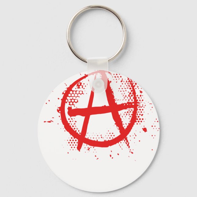 Anarchie-Symbol 2 Schlüsselanhänger (Vorderseite)