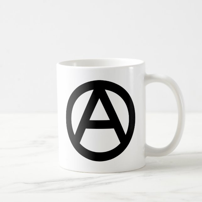 Anarchie-Symbol Tasse (Rechts)
