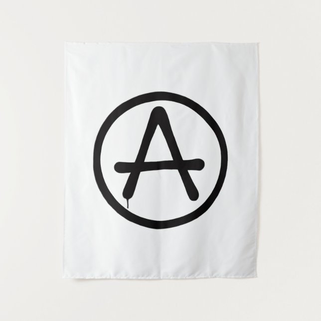 Anarchie Wandteppich (Vorderseite)