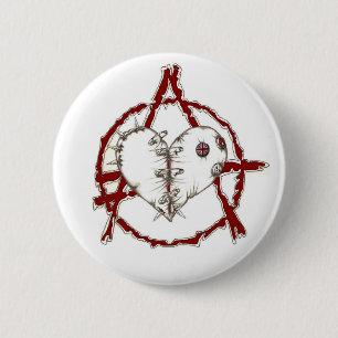 Anarchieherz Button
