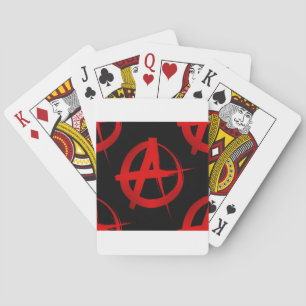 Anarchiesymbol Spielkarten
