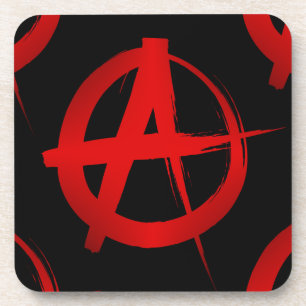 Anarchiesymbol Untersetzer