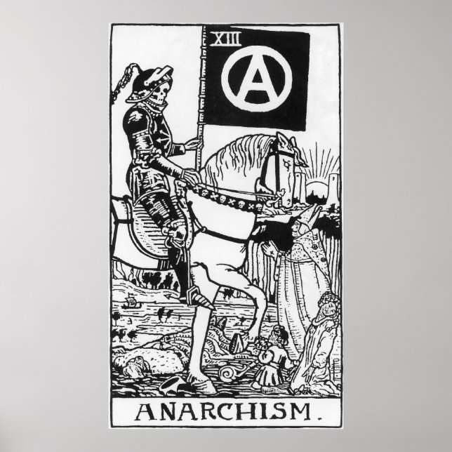 Anarchismus-Gothic-Poster Poster (Vorne)