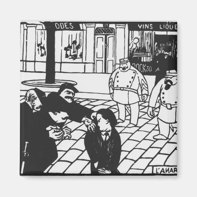 Anarchist, 1892 magnet (Vorne)