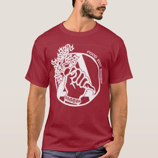 Anarchist Food Not Bombs T-Shirt (Vorderseite)