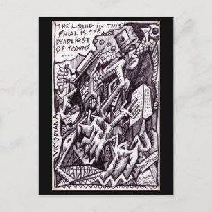 Anarchist in Large von Brian Benson Postkarte