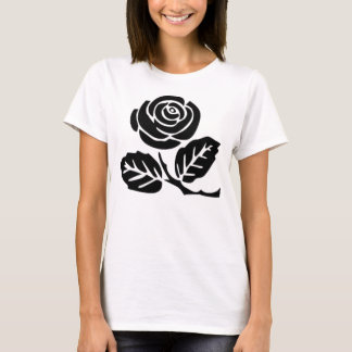 Anarchist-Panzerspitze mit schwarzer Rose T-Shirt