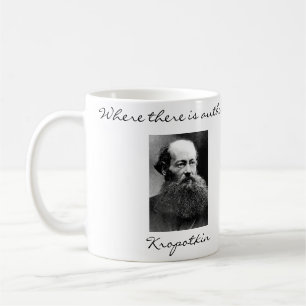 Anarchist Peter Kropotkin zitiert Tasse