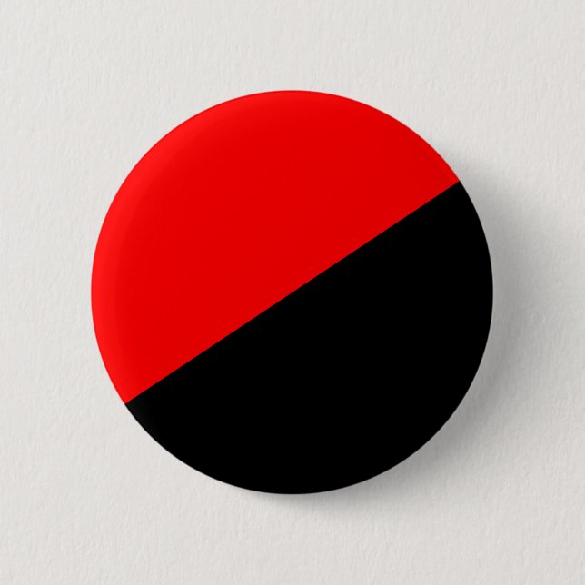 Anarchist, politische Flagge Kolumbiens Button (Vorderseite)