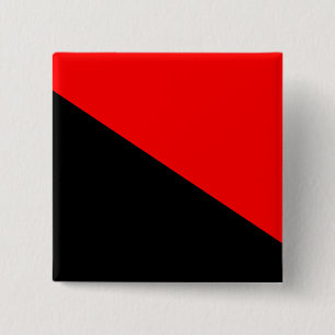 Anarchist, politische Flagge Kolumbiens Button