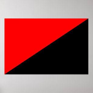 Anarchist, Politische Flagge Kolumbiens Poster