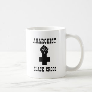 Anarchisten-schwarzes Kreuz Kaffeetasse