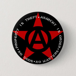 Anarchisten-Stern Button