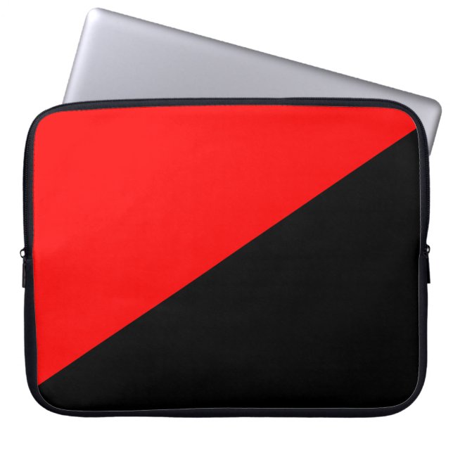 Anarchistenflagge Laptopschutzhülle (Vorderseite)