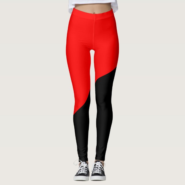 Anarchistenflagge Leggings (Vorderseite)