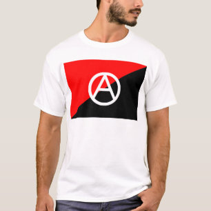 Anarchistenflagge mit a-Symbol T-Shirt