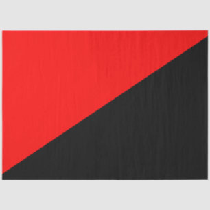 Anarchistische Flagge (Anarchismus) Gewebepapier Seidenpapier