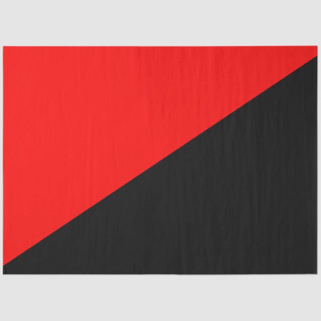 Anarchistische Flagge (Anarchismus) Gewebepapier Seidenpapier (Vorderseite)