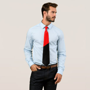 Anarchistische Flagge (Anarchismus) Krawatte