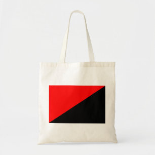 Anarchistische Flagge (Anarchismus) Tote Tag Tragetasche