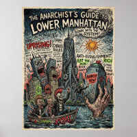 Anarchistischer Führer für Lower Manhattan Punk Sk