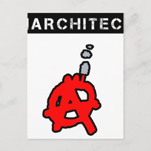 Anarchitecte - Jeux de Mots - Francois Ville Postkarte