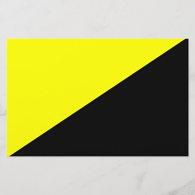Anarcho-kapitalistische Flagge Briefpapier (Vorderseite)