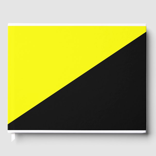 Anarcho-kapitalistische Flagge Gästebuch (Vorderseite)
