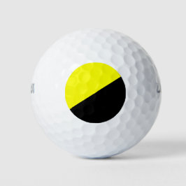 Anarcho-kapitalistische Flagge Golfball