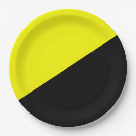 Anarcho-kapitalistische Flagge Pappteller