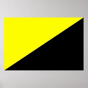 Anarcho-kapitalistische Flagge Poster
