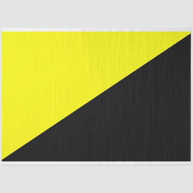 Anarcho-kapitalistische Flagge Seidenpapier (Vorderseite)