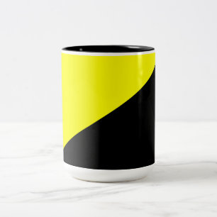 Anarcho-kapitalistische Flagge Zweifarbige Tasse