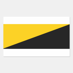Anarcho kapitalistischer quadratischer Aufkleber