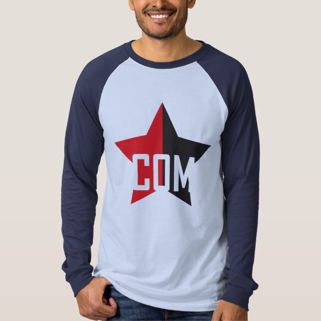 Anarcho-Kommunistischer Stern T-Shirt (Vorderseite)