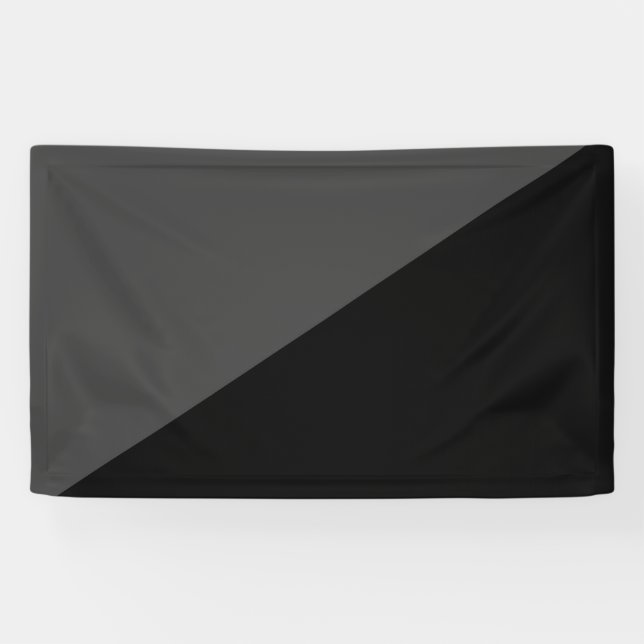 Anarcho Nihilismus Flaggensymbol Anarchie Punk Banner (Horizontal)