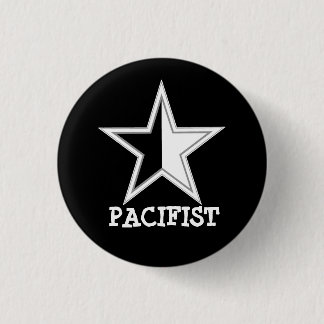 Anarcho-Pazifist Stern-Knopf Button