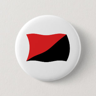 Anarcho-Syndikalismus-Flag-Taste Button