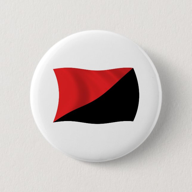 Anarcho-Syndikalismus-Flag-Taste Button (Vorderseite)