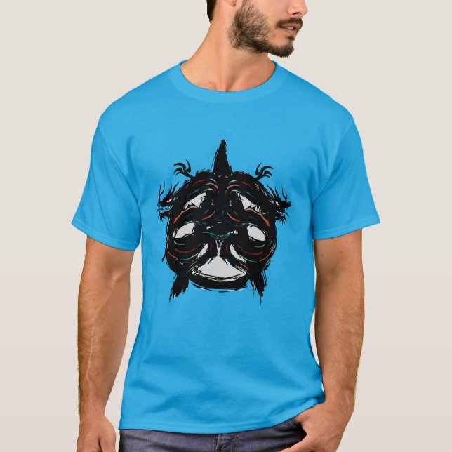 Anarchy-Drache 50 T-Shirt (Vorderseite)