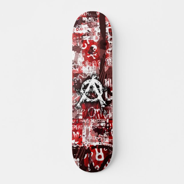 Anarchy Grunge Skateboard (Vorne)