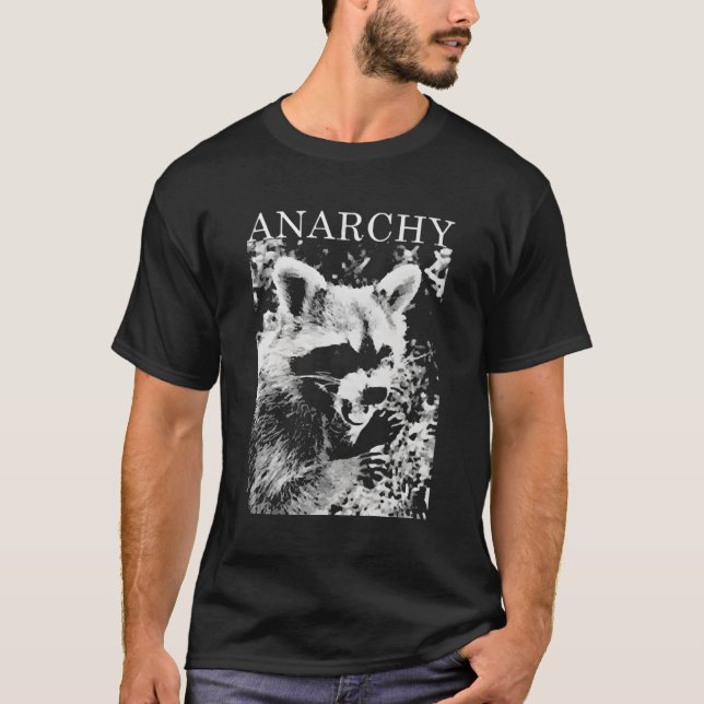 Anarchy Raccoon T-Shirt (Vorderseite)