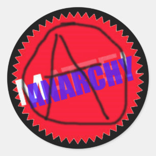 Anarchy Toys Runder Aufkleber