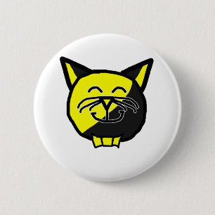 Anarkitty Knopf Button