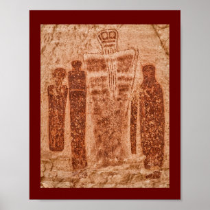 Anasazi Rock Art Poster