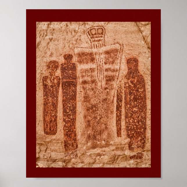 Anasazi Rock Art Poster (Vorne)