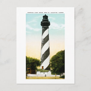 Anastasia-Leuchtturm in der Nähe von St. Augustine Postkarte