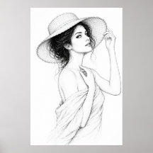 Anastasia Poster mit eleganten Linien