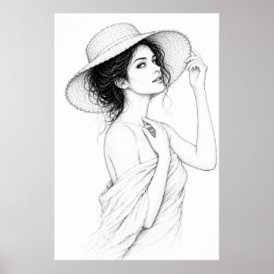 Anastasia Poster mit eleganten Linien