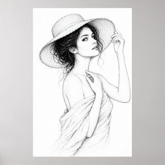 Anastasia Poster mit eleganten Linien